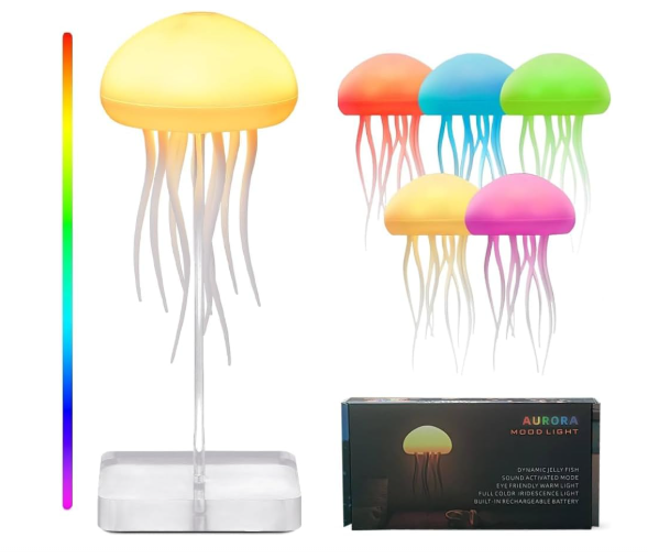 Miniatura 9 de Lampara medusa con movimiento